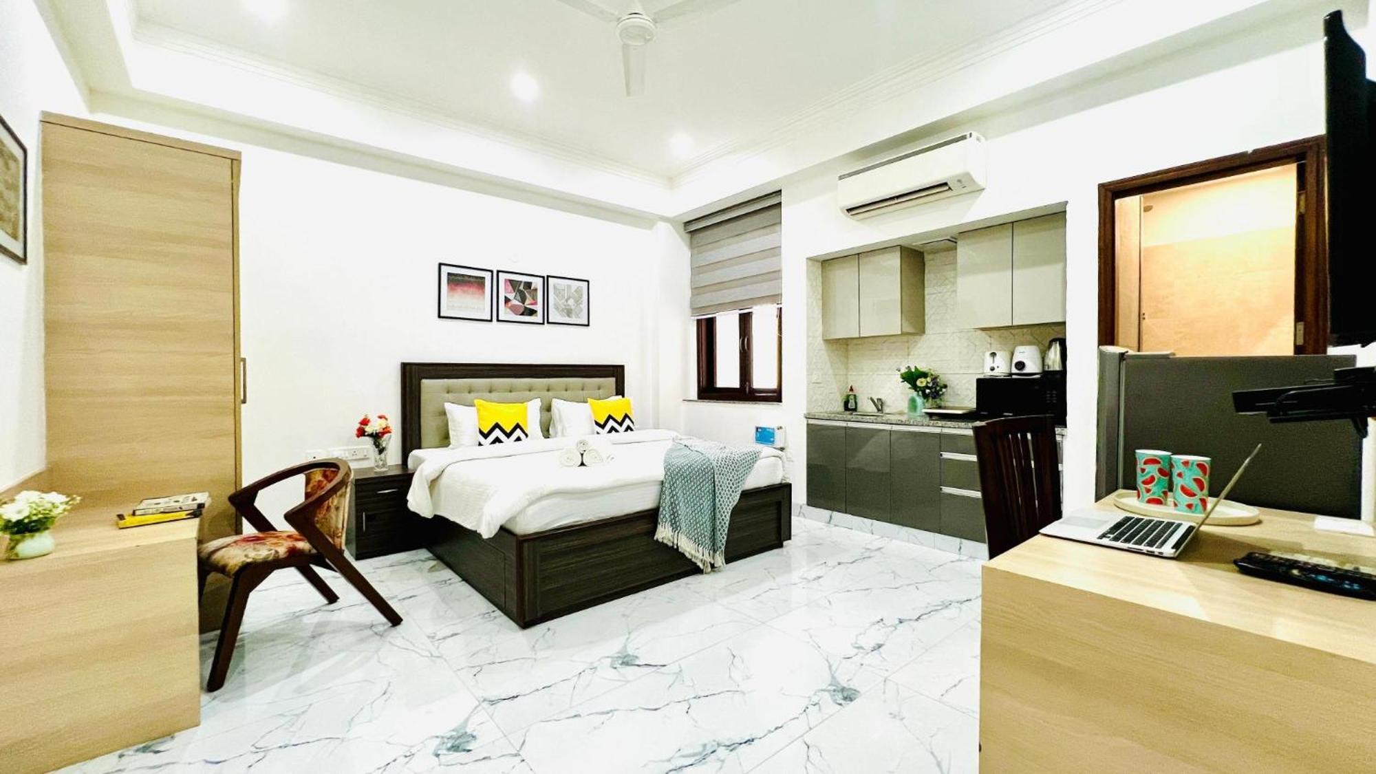 Bluo Studio2 Golf Course Road - Gym, Terrace Garden 구르가온 외부 사진